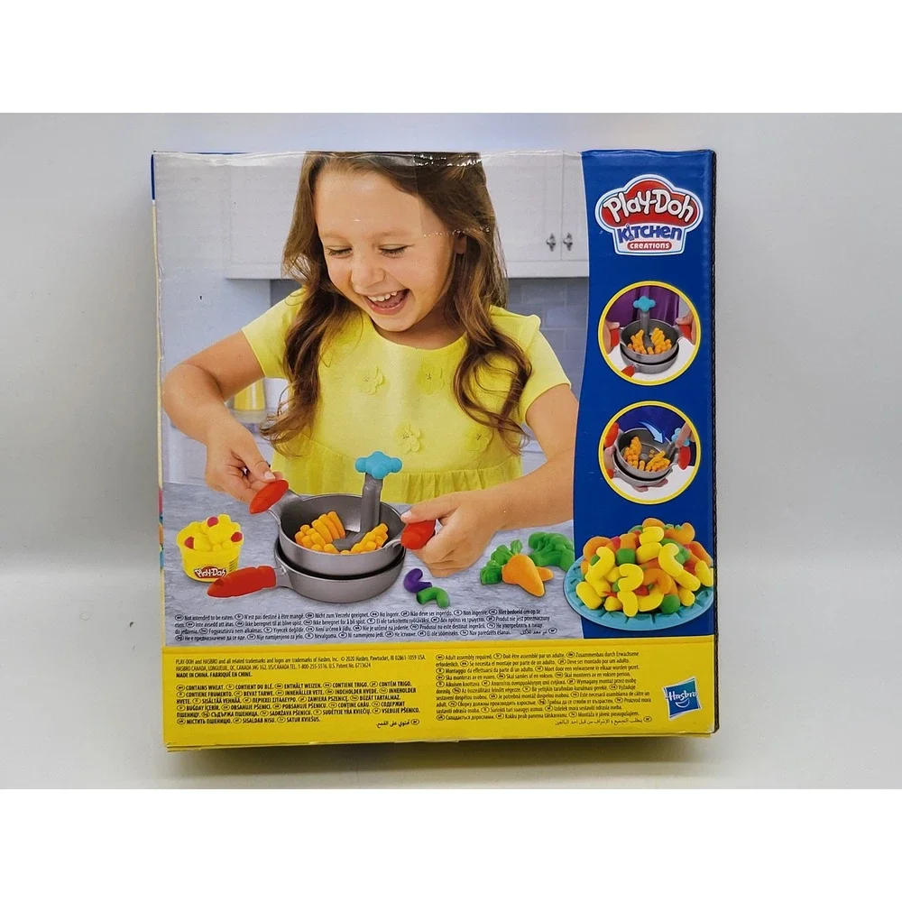 Play-Doh Kitchen Creations Silly Noodles Playset 6 Colors Kids Pasta‎ Maker Toy